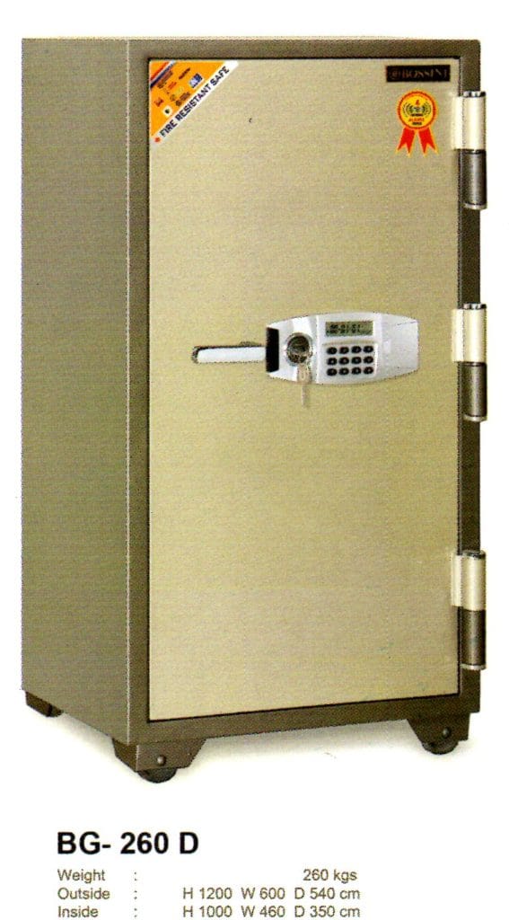 Brankas Fire Resistant Safe Bossini BG-260 D