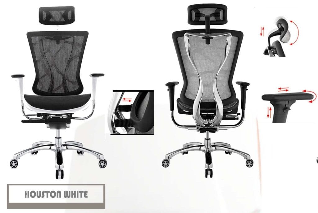 Kursi Kantor Direktur CARRERA HOUSTON WHITE