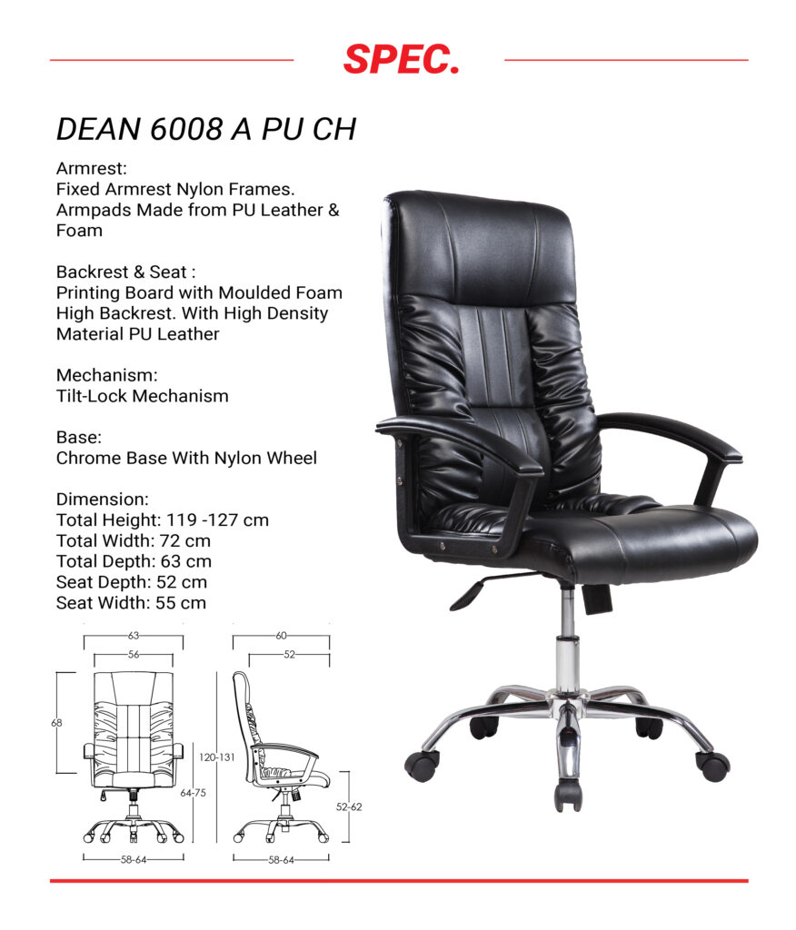 "Kursi direktur Ardent 6008 A-CH"