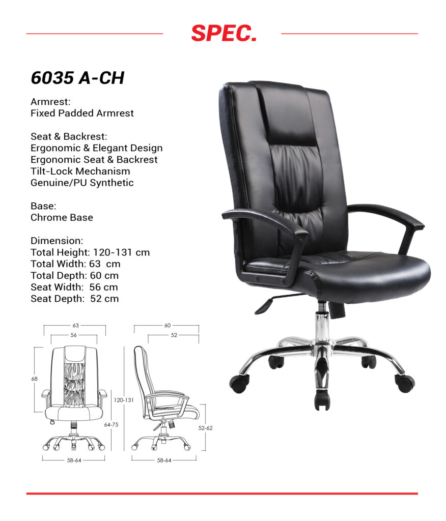 "Kursi Direktur Ardent 6035 A - CH"