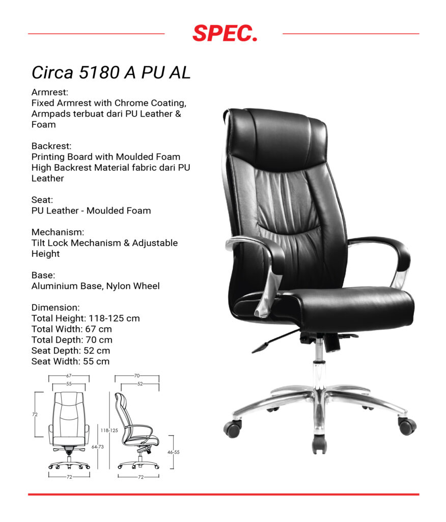 "Kursi Direktur Ardent 5180 A-AL"