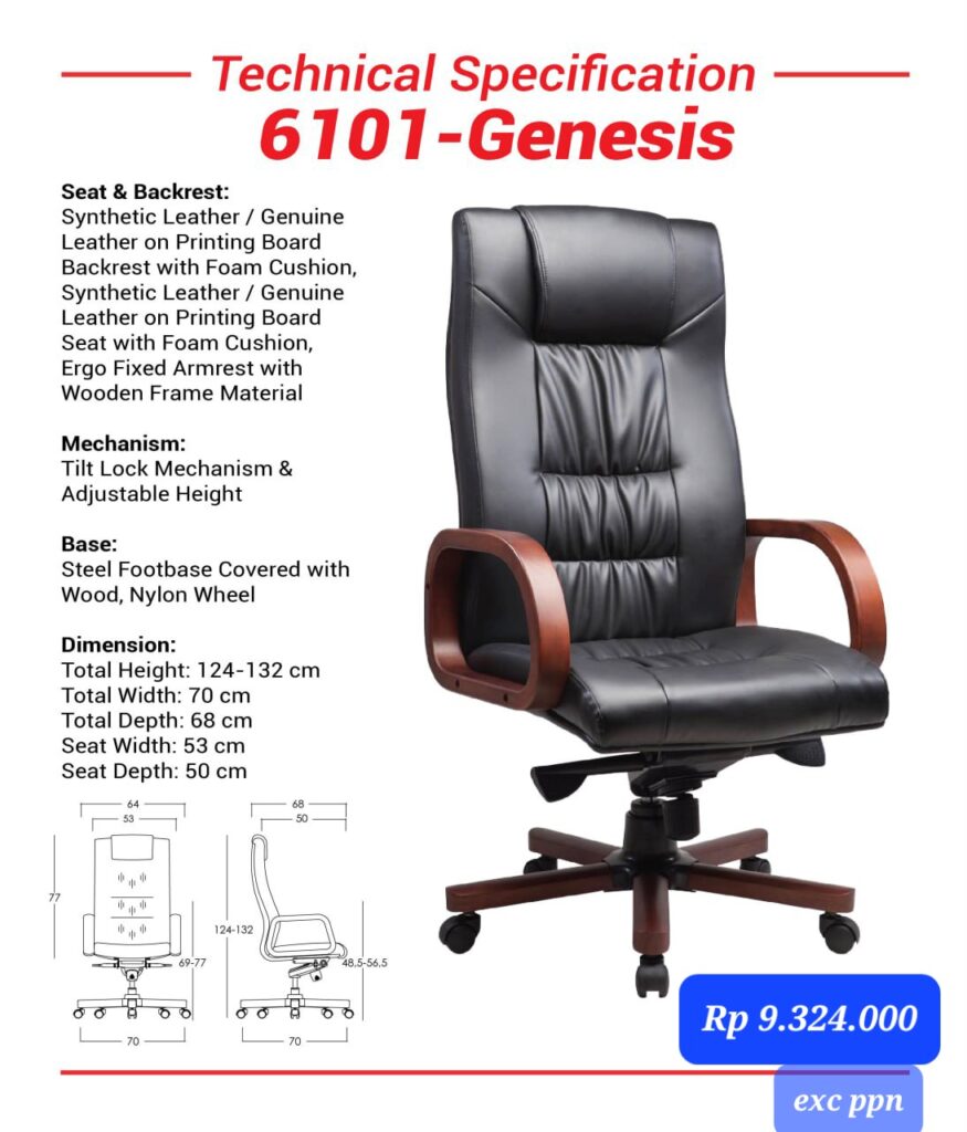 "Kursi Direktur Ardent Genesis 6101"