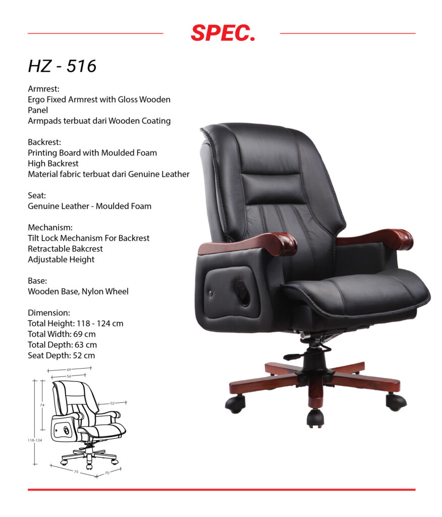 "Kursi Direktur Ardent HZ516"