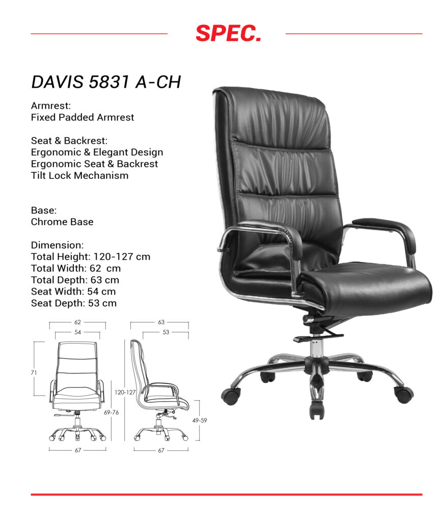 "Kursi Direktur Ardent 5831 A - CH"
