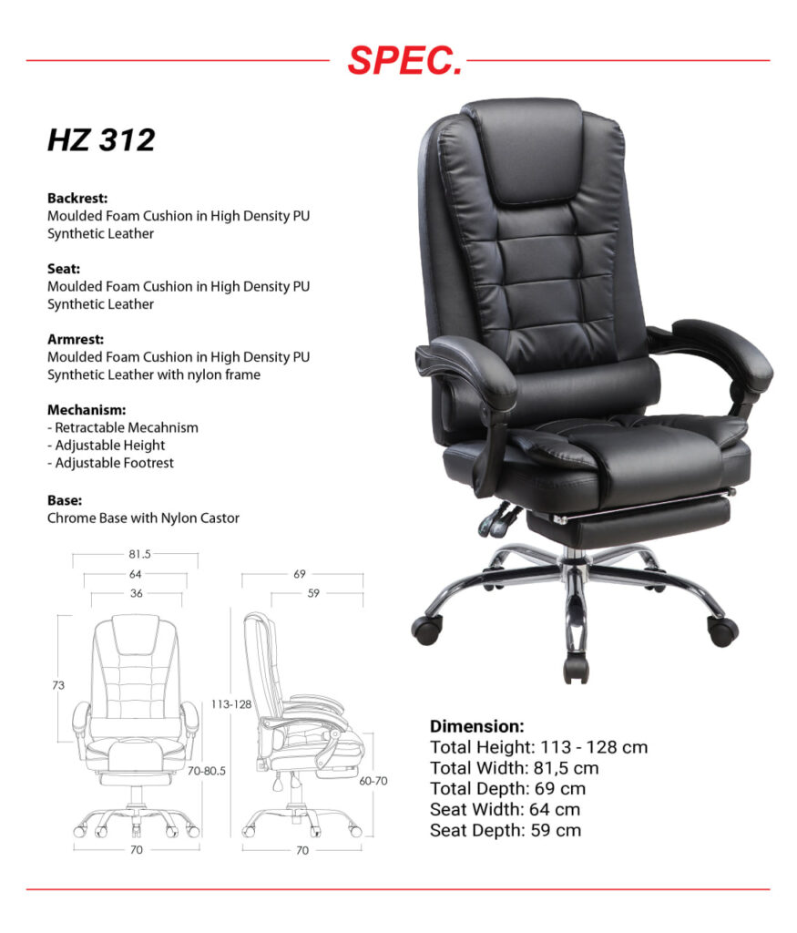 "Kursi Direktur Ardent HZ 312"