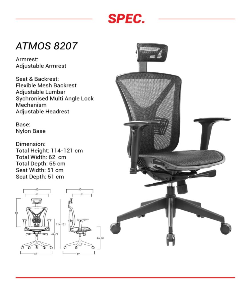 "Kursi Direktur Ardent 8207 - HR AAR AL"